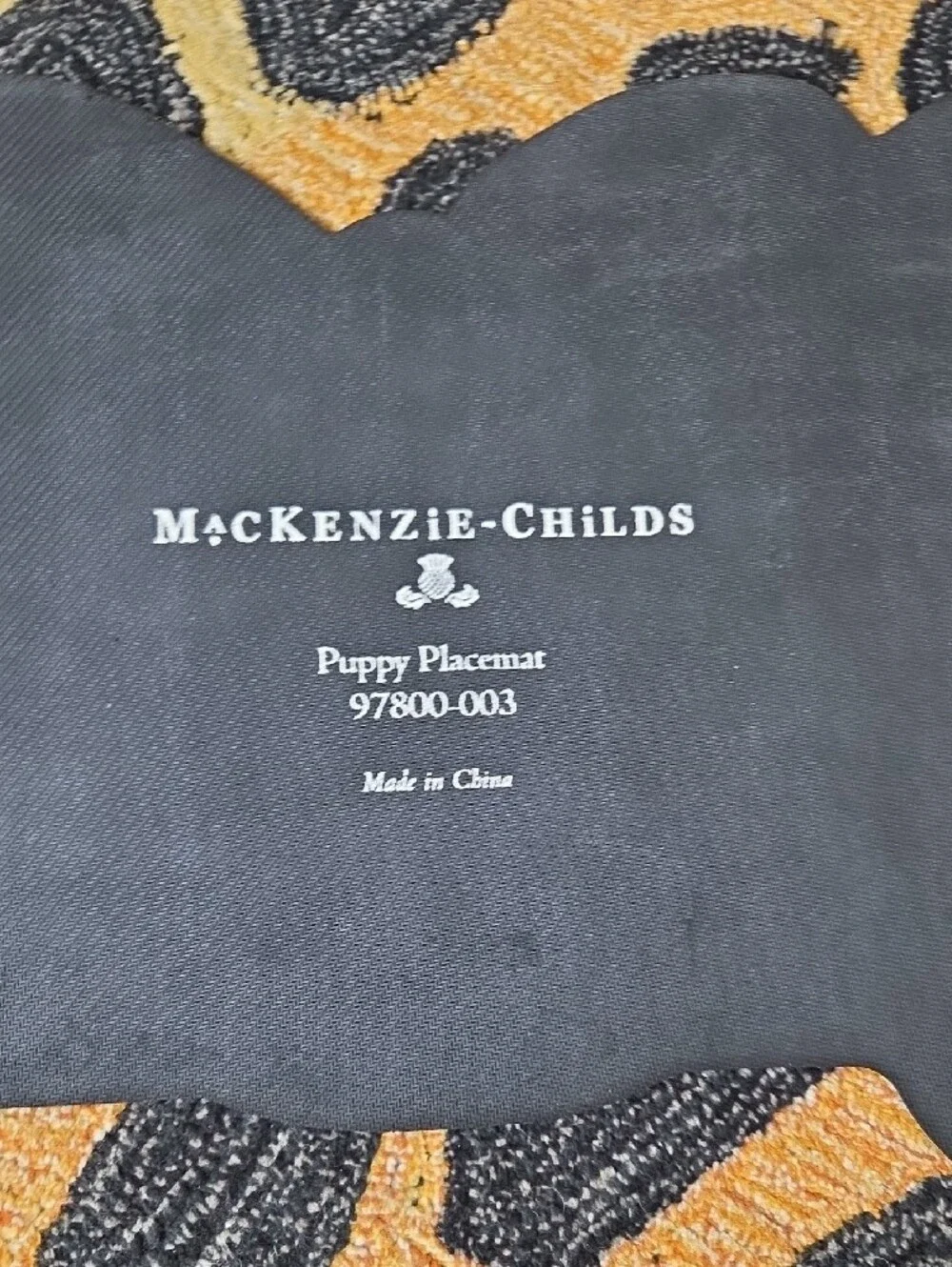 MacKenzie-Childs decorative dog